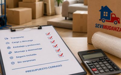 Presupuesto de mudanza en Sevilla: qué debe incluir para no tener sorpresas